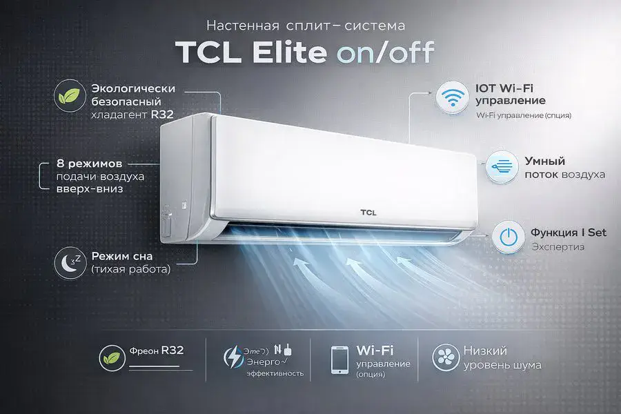 Кондиционер TCL Elite TAC